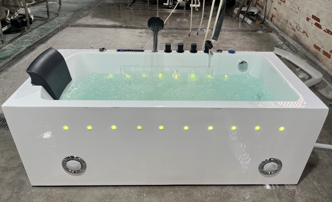 massage bathtub with LED LIGHT