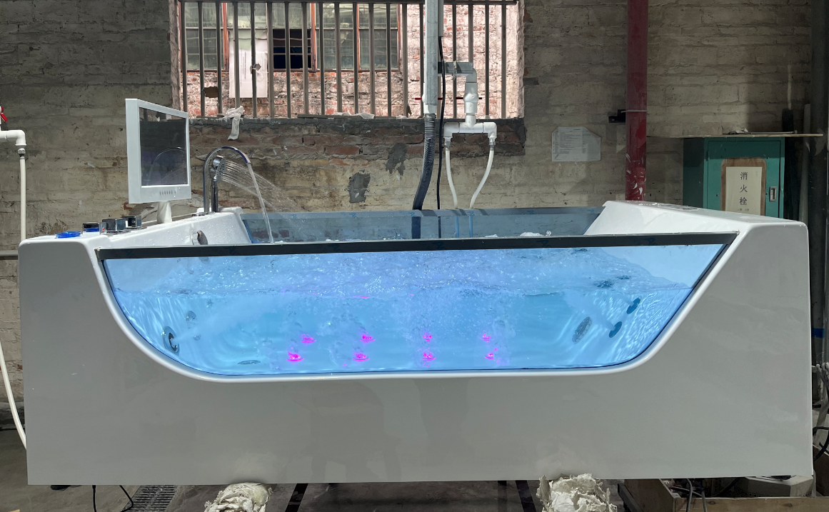 massage bathtub with LED LIGHT