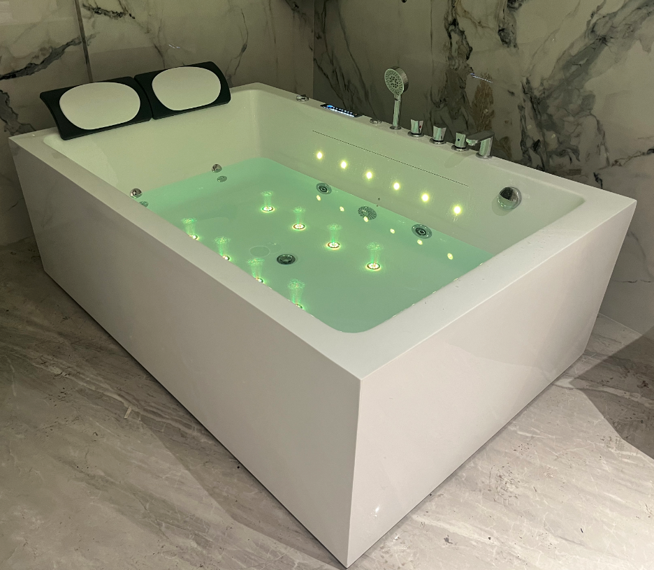 massage bathtub with LED LIGHT 