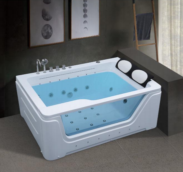 2 people massage bathtub