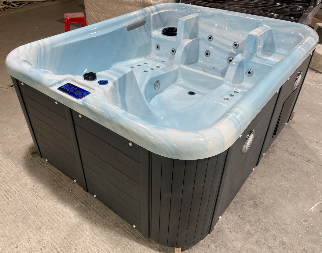 3-person massage bathtub