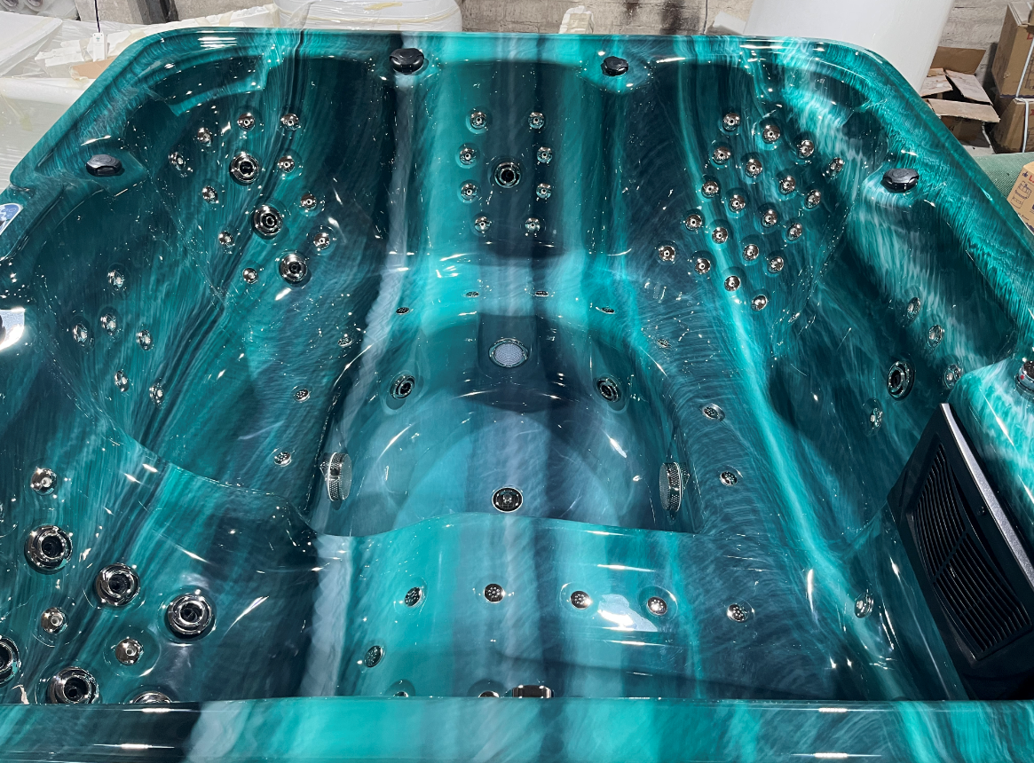 6-person massage bathtub