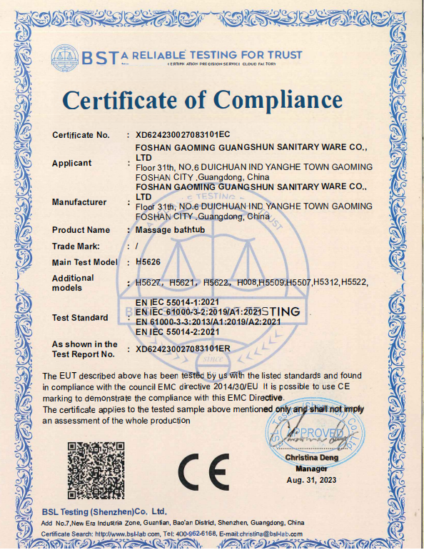 Certificate of Compliance