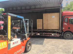 Machine Ready for Overseas Shipment