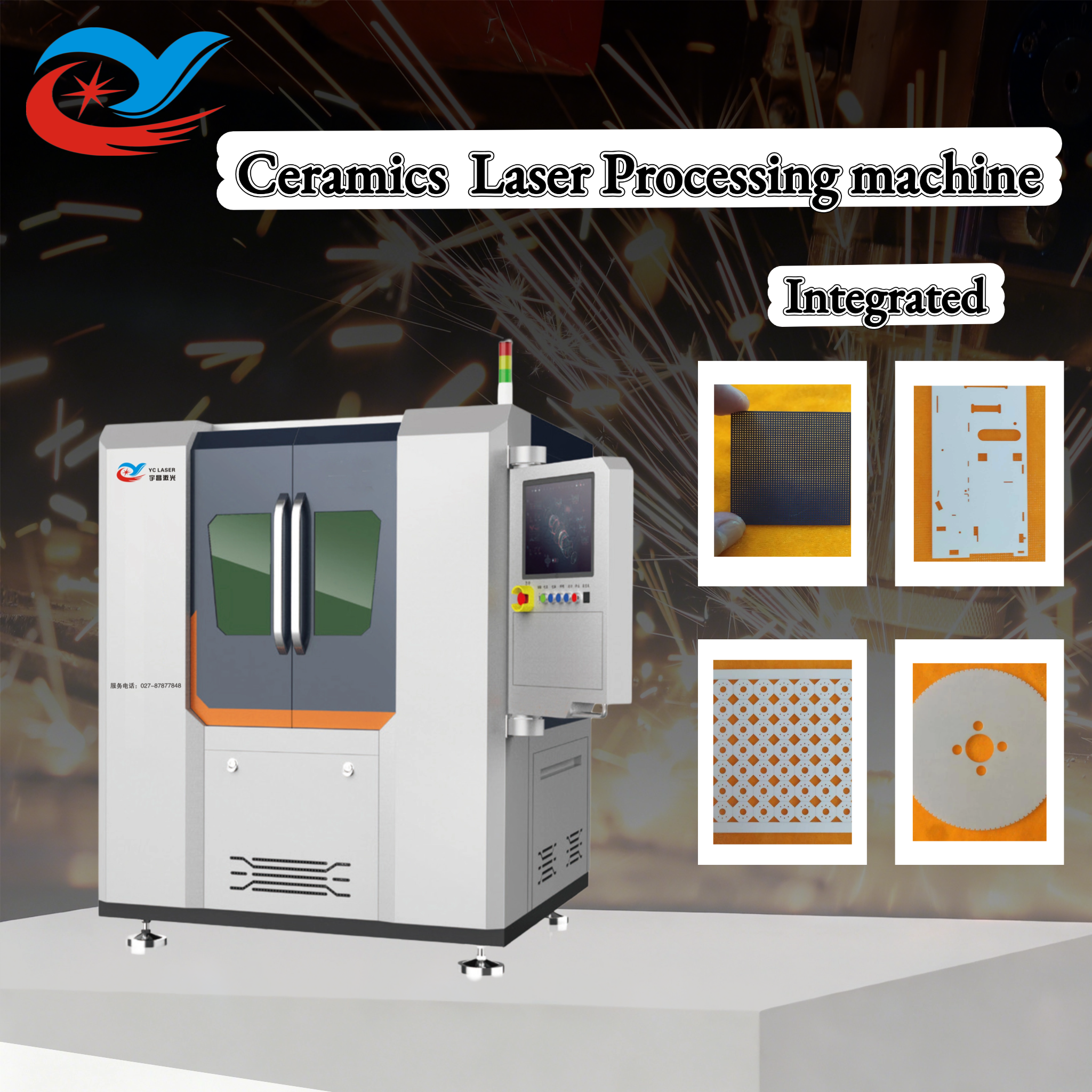 Ceramics Integrated Laser Processing machine