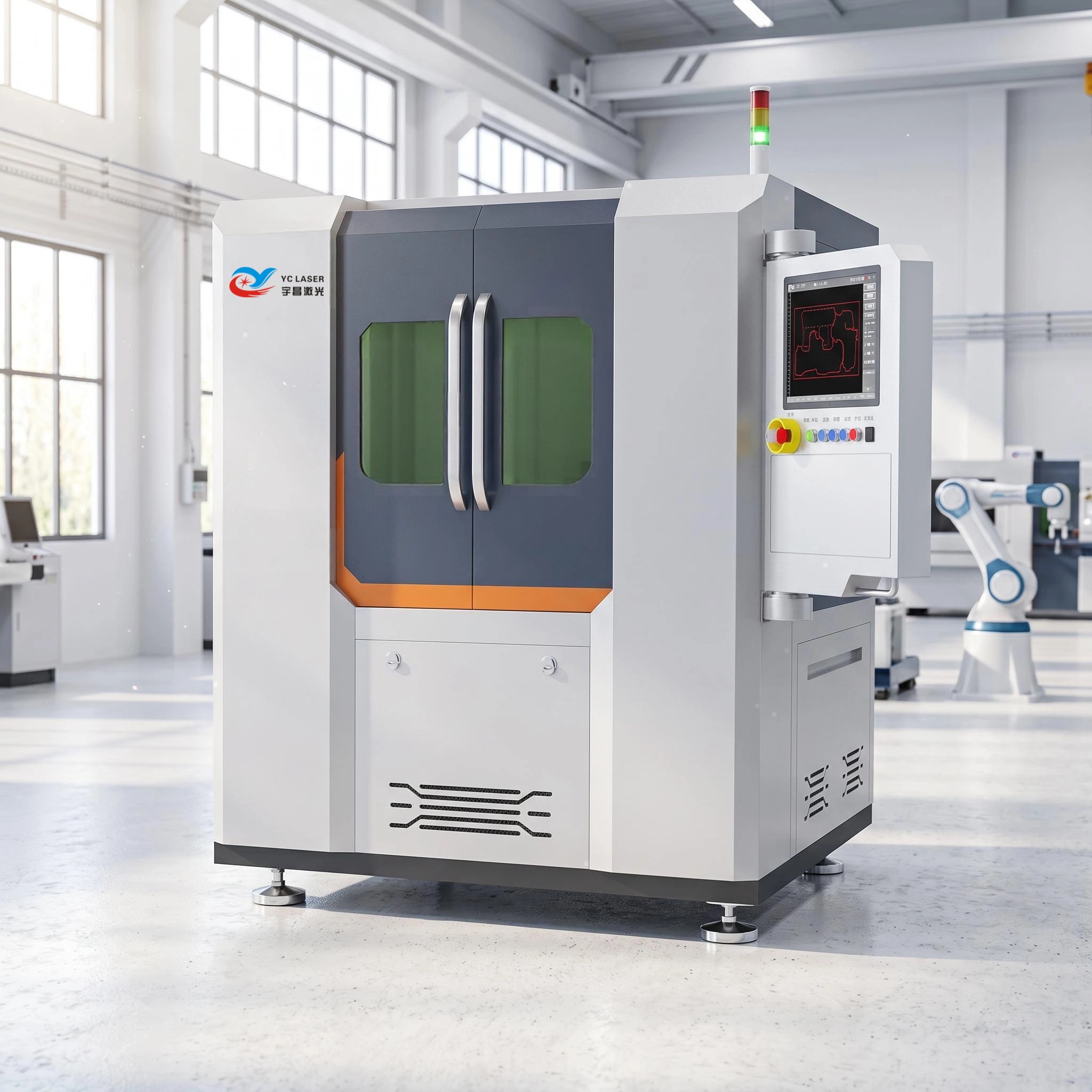Glass laser drilling machine — YC-BLD glass laser drilling machine for quartz and optical glass