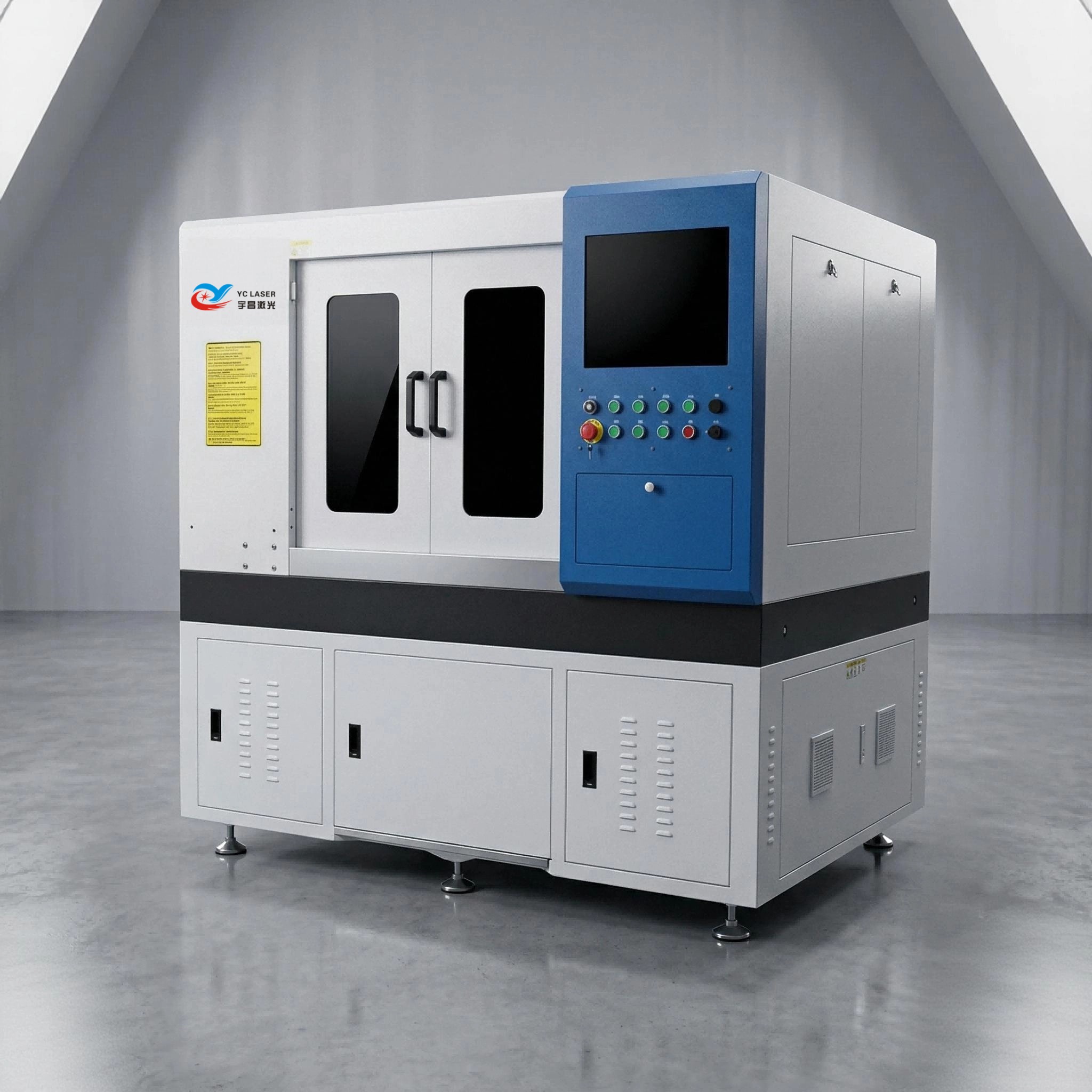 YC-GJM01 silicon steel sheet precision laser cutting machine for motor stator and rotor lamination cutting