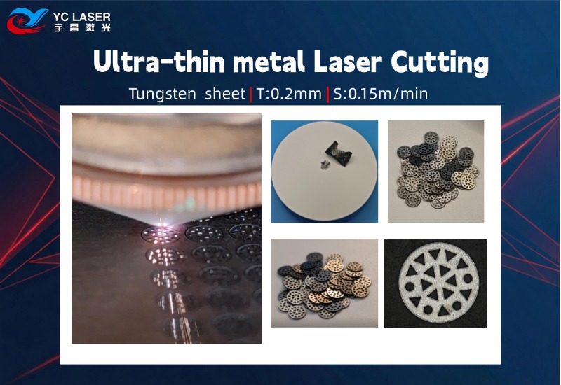 Tungsten sheet Laser Cutting