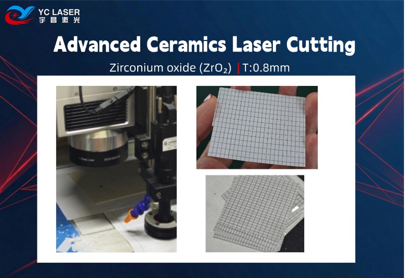 0.8mm Zirconia Ceramics Laser Cutting