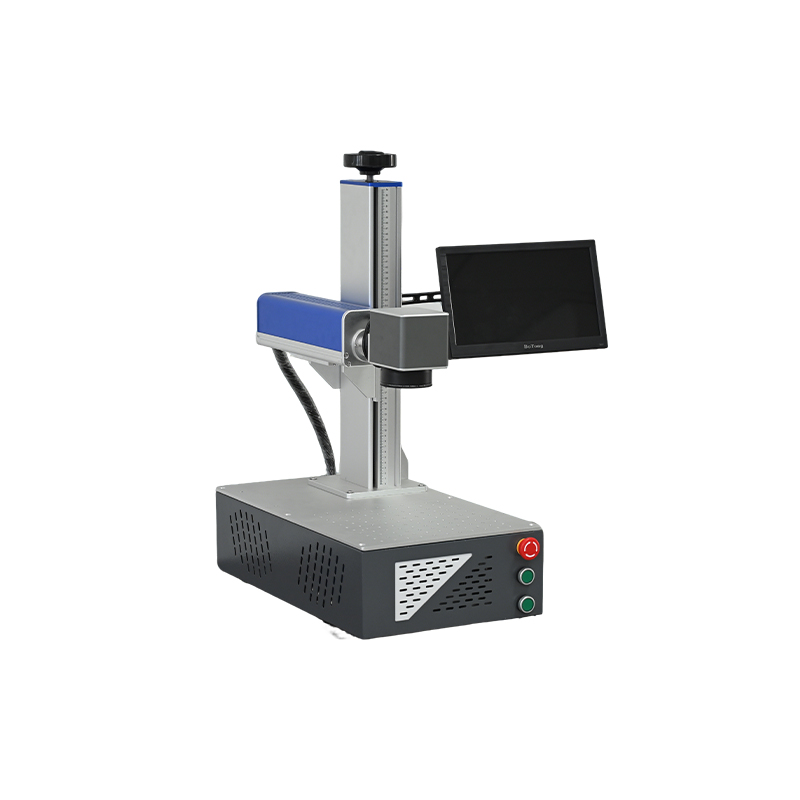 Desktop fiber laser marking machine for fixed-station marking of hardware parts