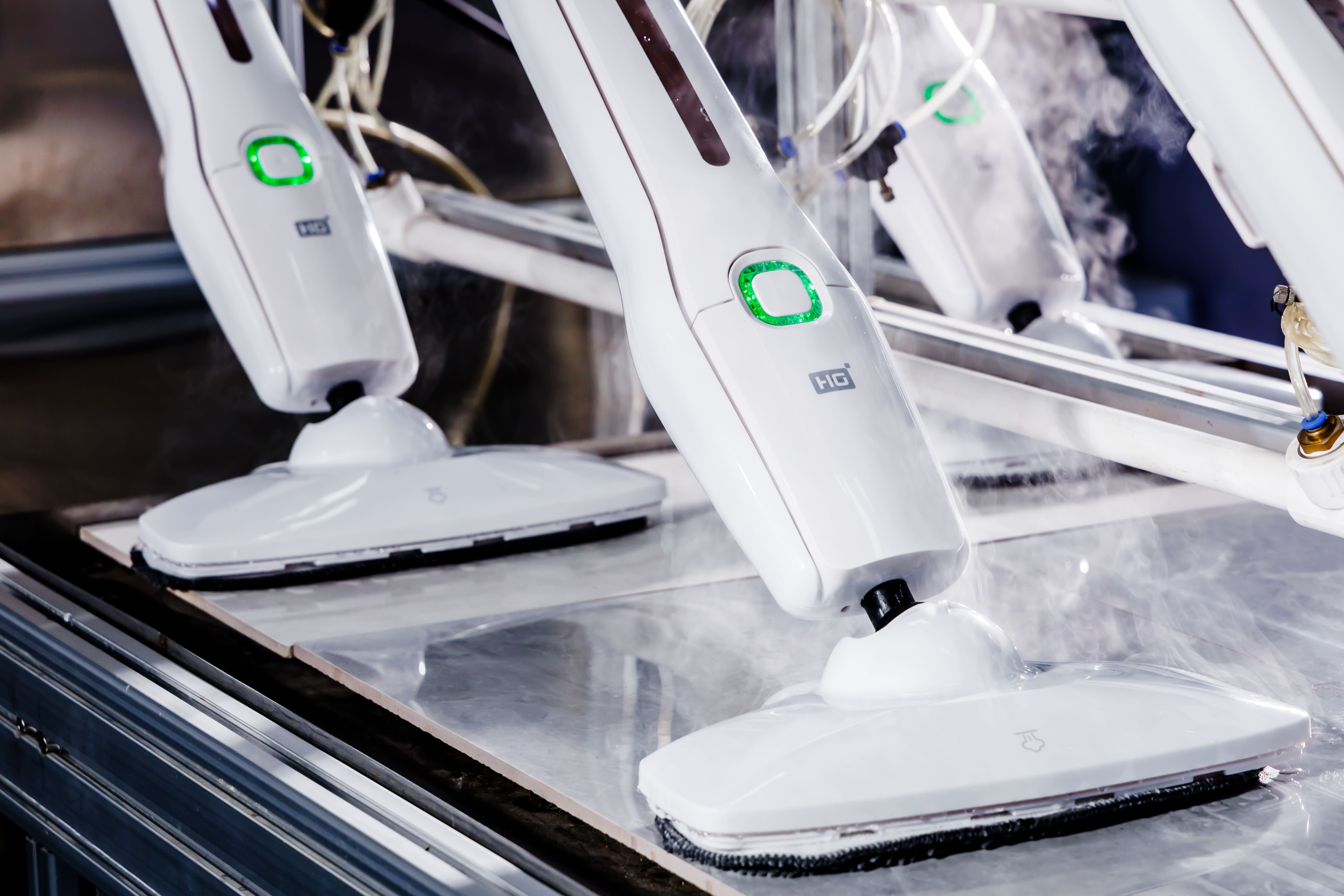 Steam mop test