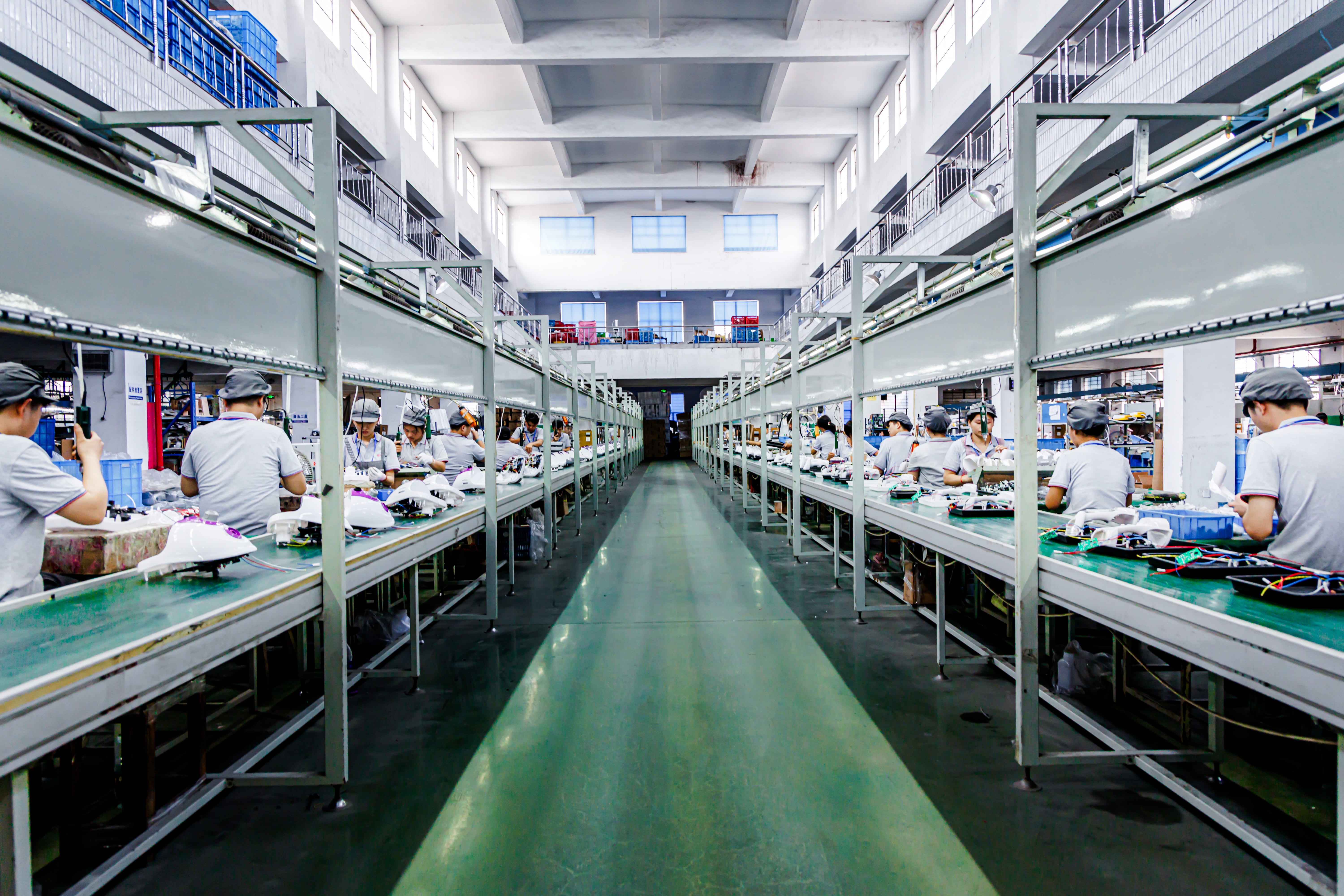 garment steamer assembly line