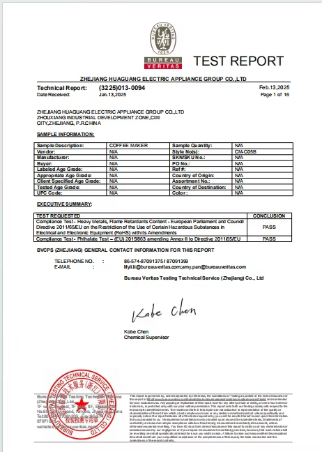 TEST REPORT