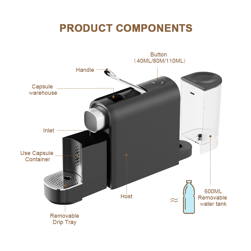 CM-C08A MINI Espresso pod machine