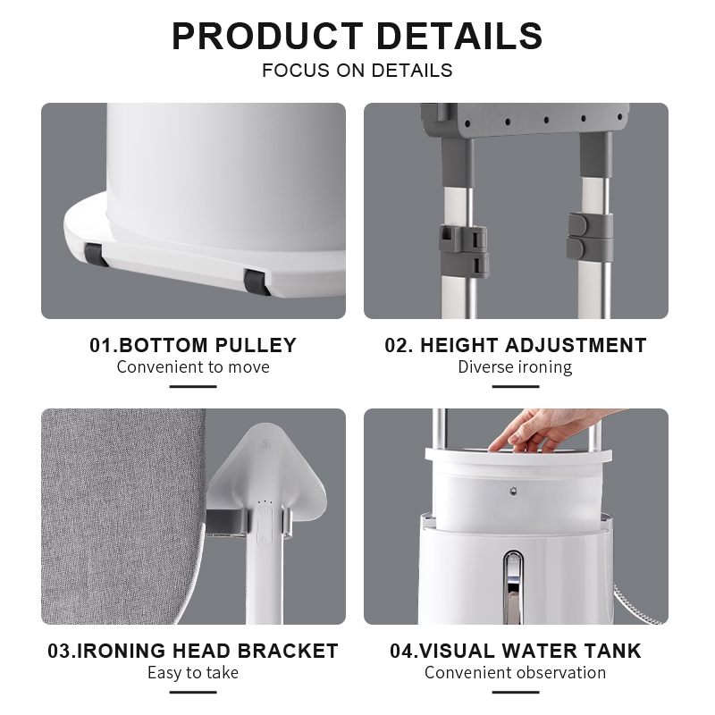 GE01PRO Full-size garment steamer