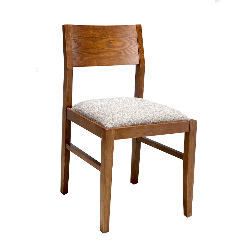 Custom Upholstered Hotel Lounge Chair with Wooden Legs - MingMeng Furniture
