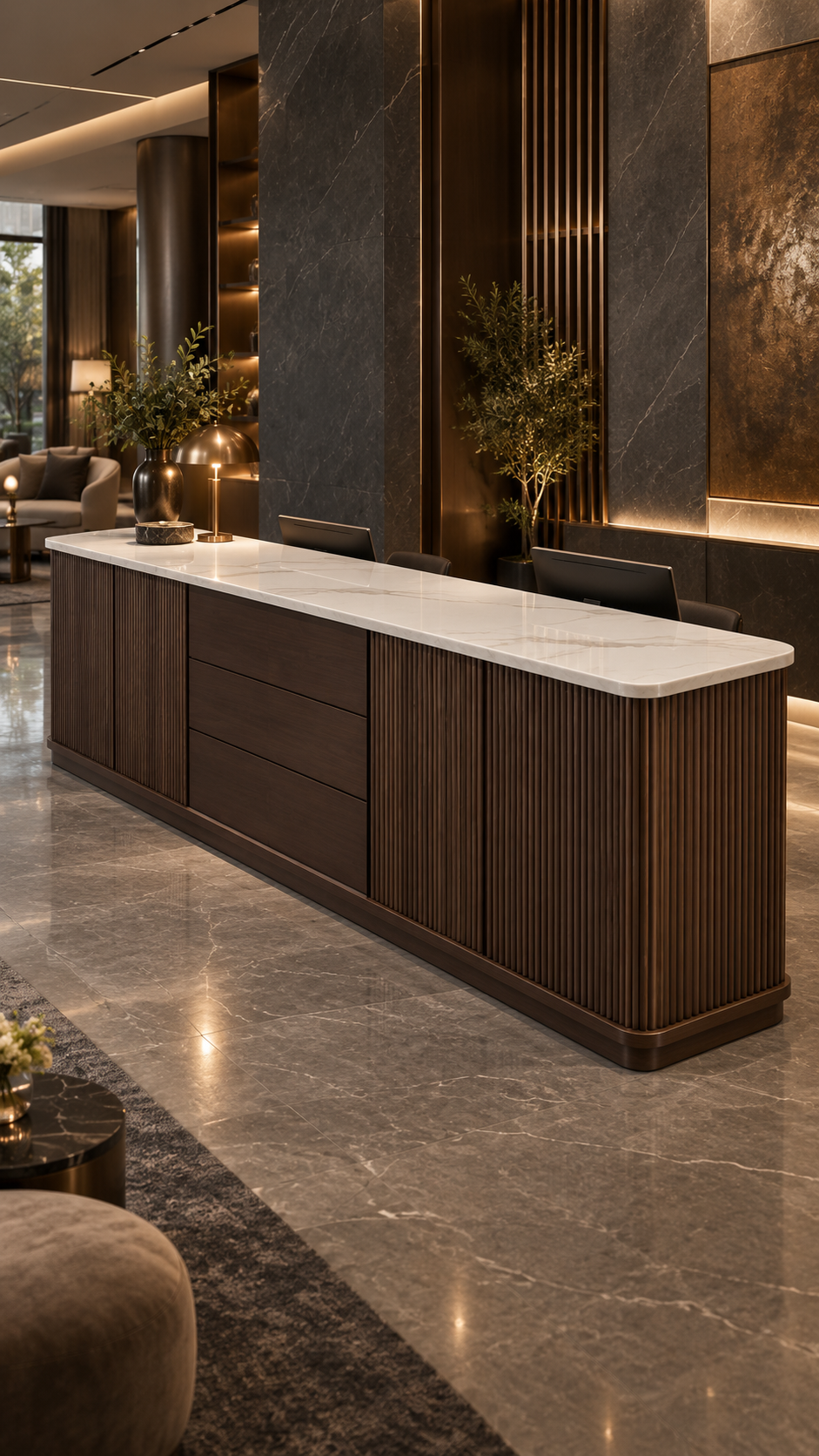 luxury-hotel-reception-desk-custom-wood-counter