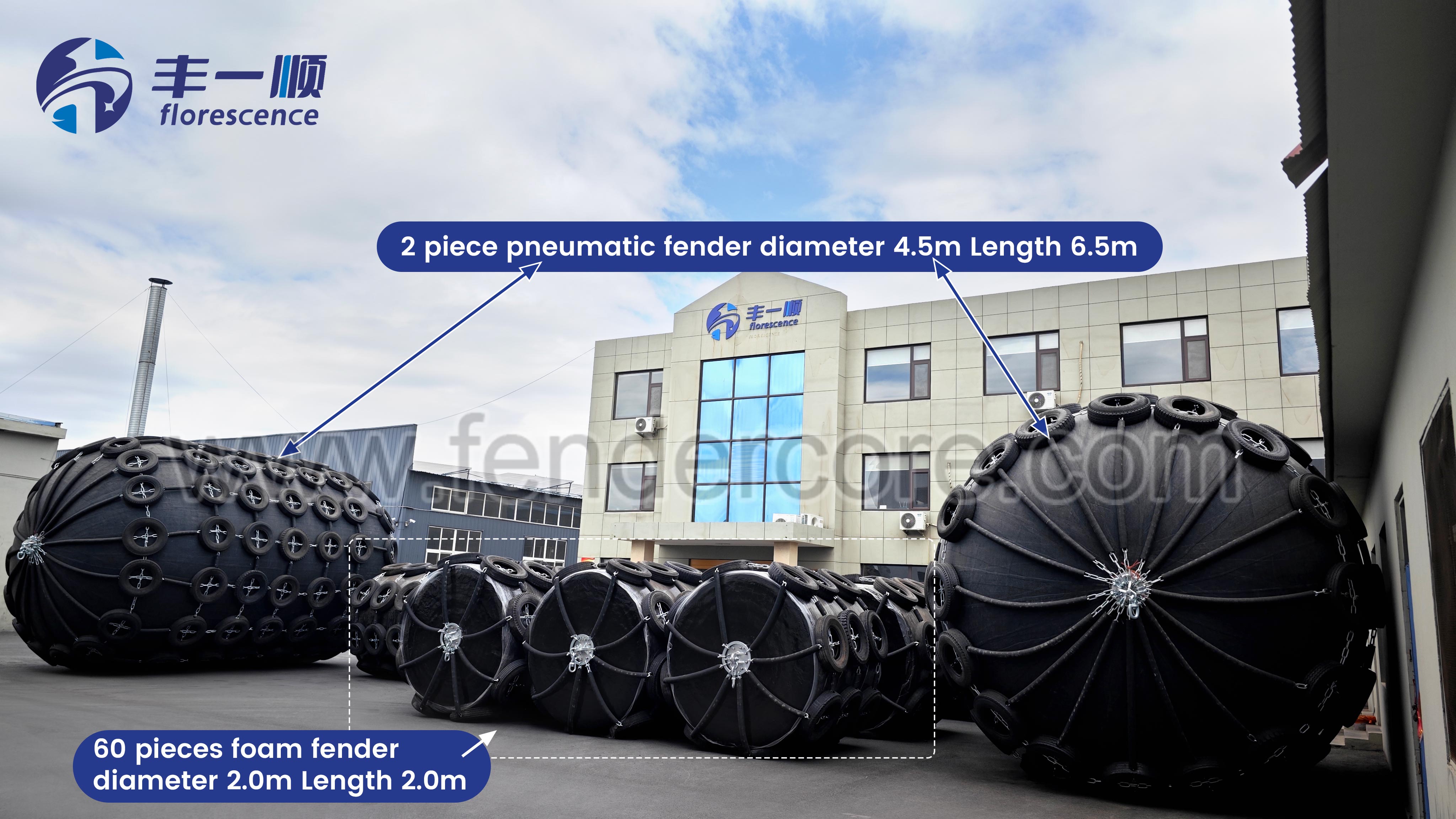 Pneumatic rubber fender