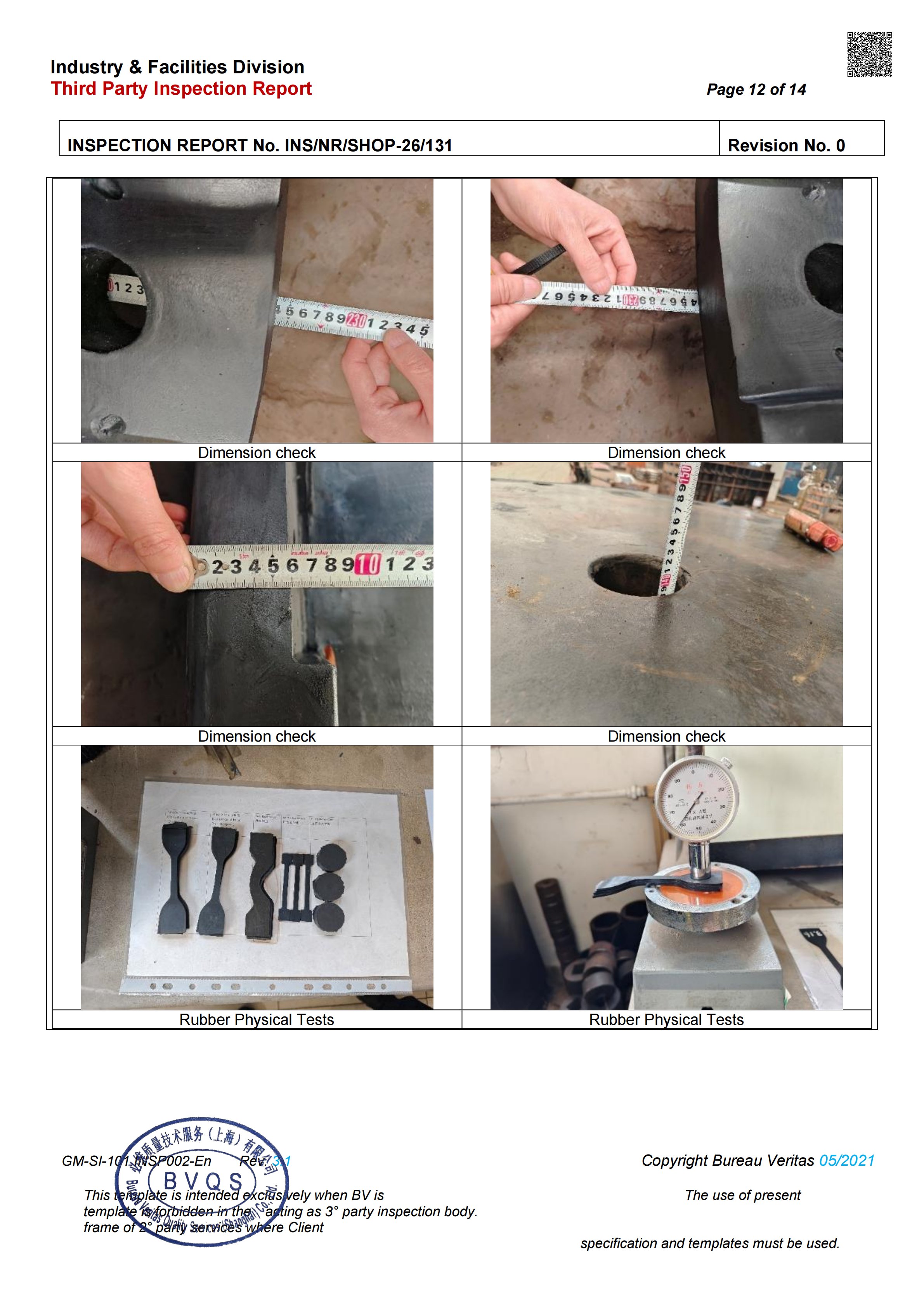 BV for cone fenders