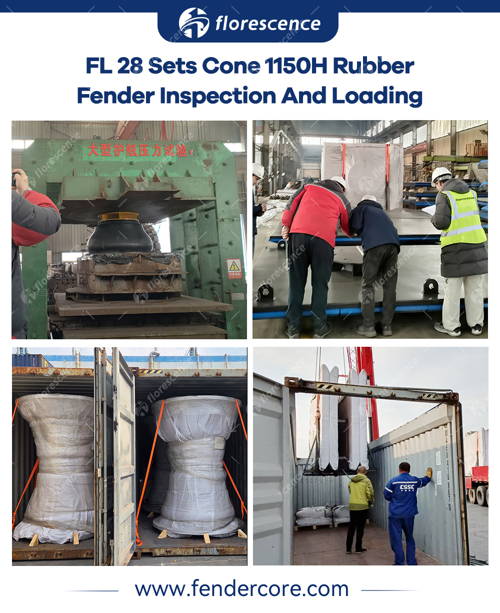 Cone 1150 fender in 6 containers 4 40OT+2 40HC