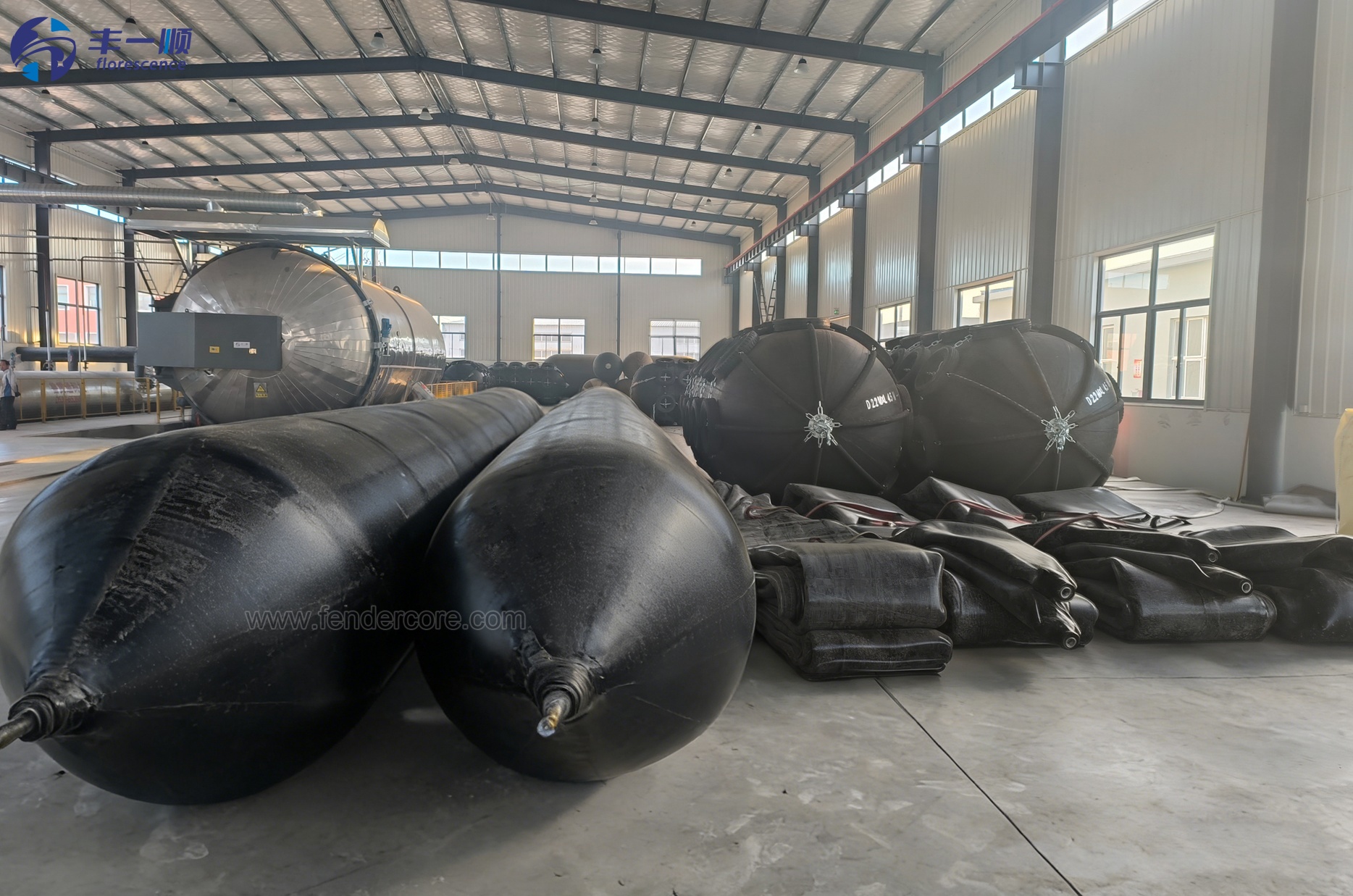 Rubber airbag factory