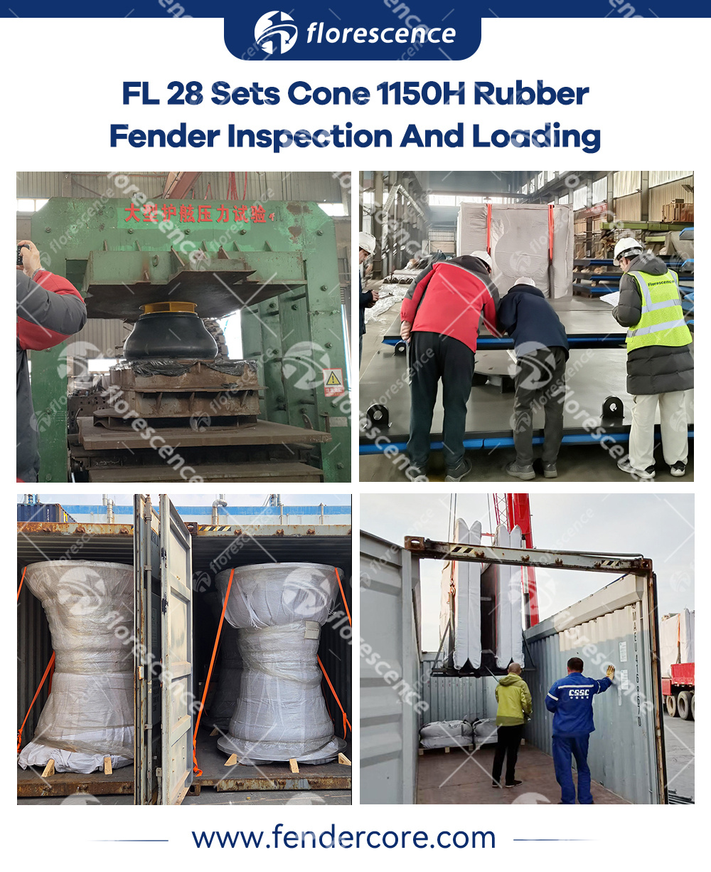 Cone 1150 fender in 6 containers 4 40OT+2 40HC