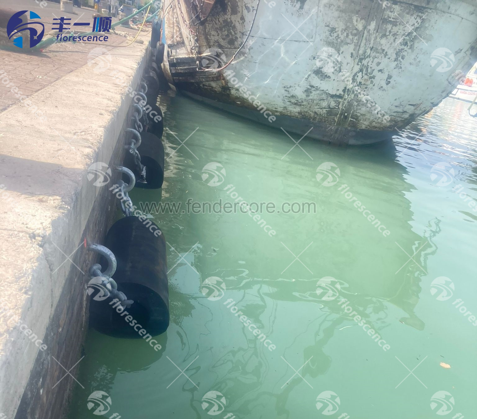 Florescence Cylindrical fenders using