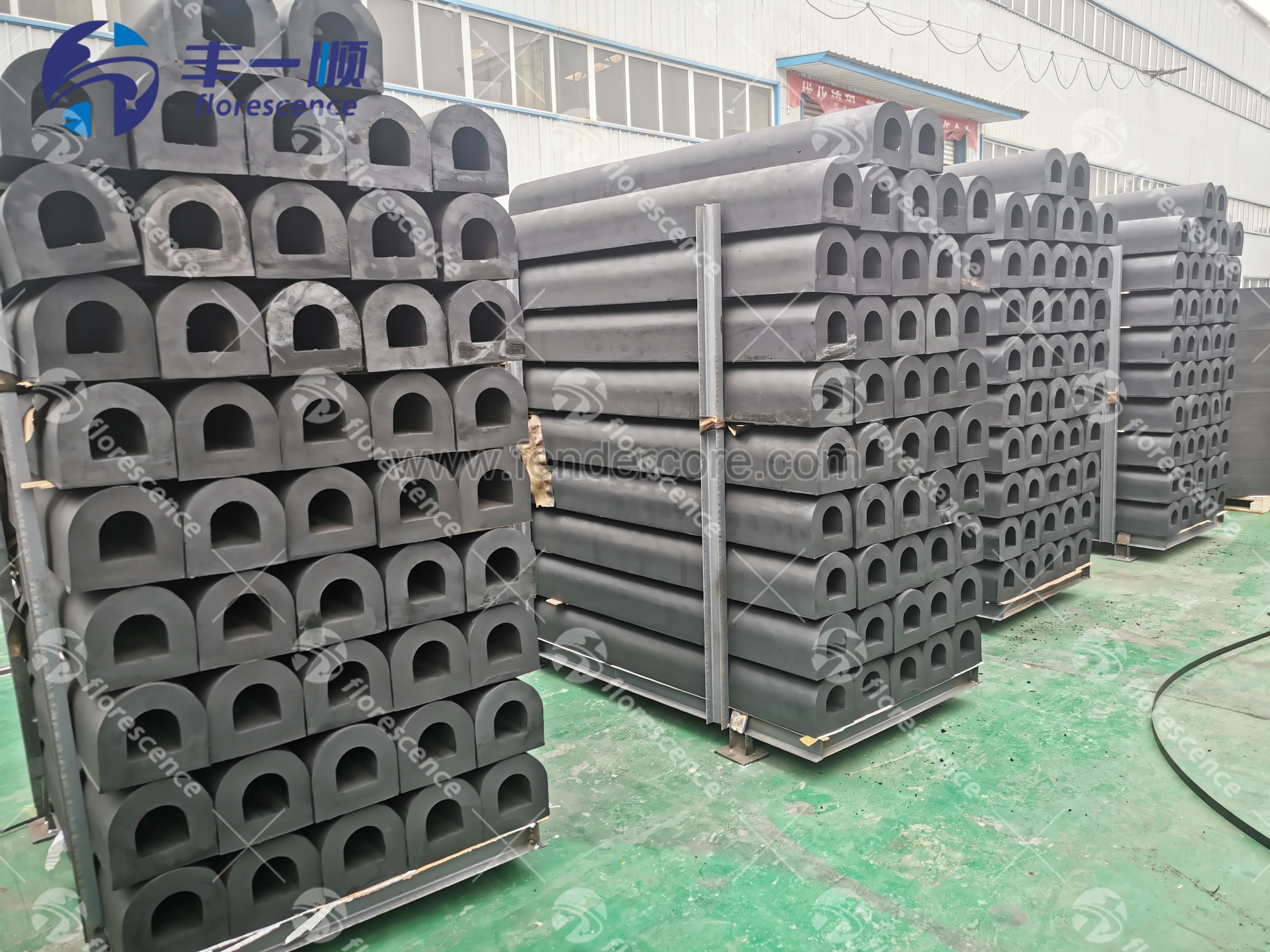Florescence Marine DD fenders ready to ship
