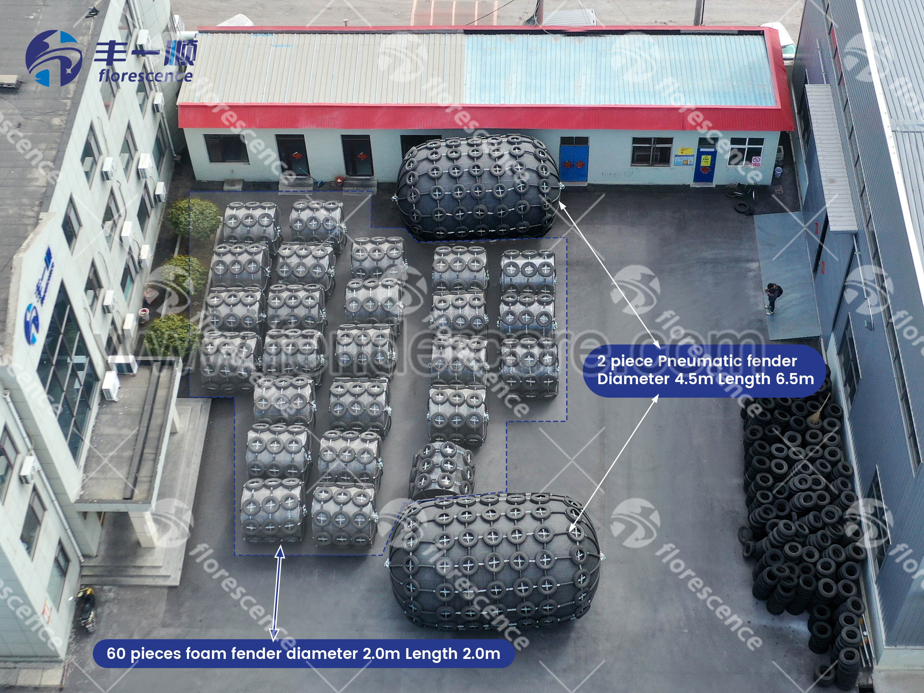 Florescence Pneumatic rubber fender