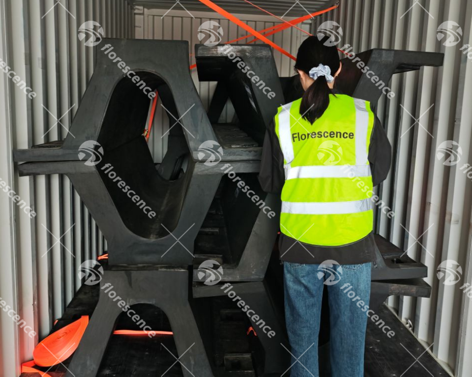 Florescence V type arch fenders loading