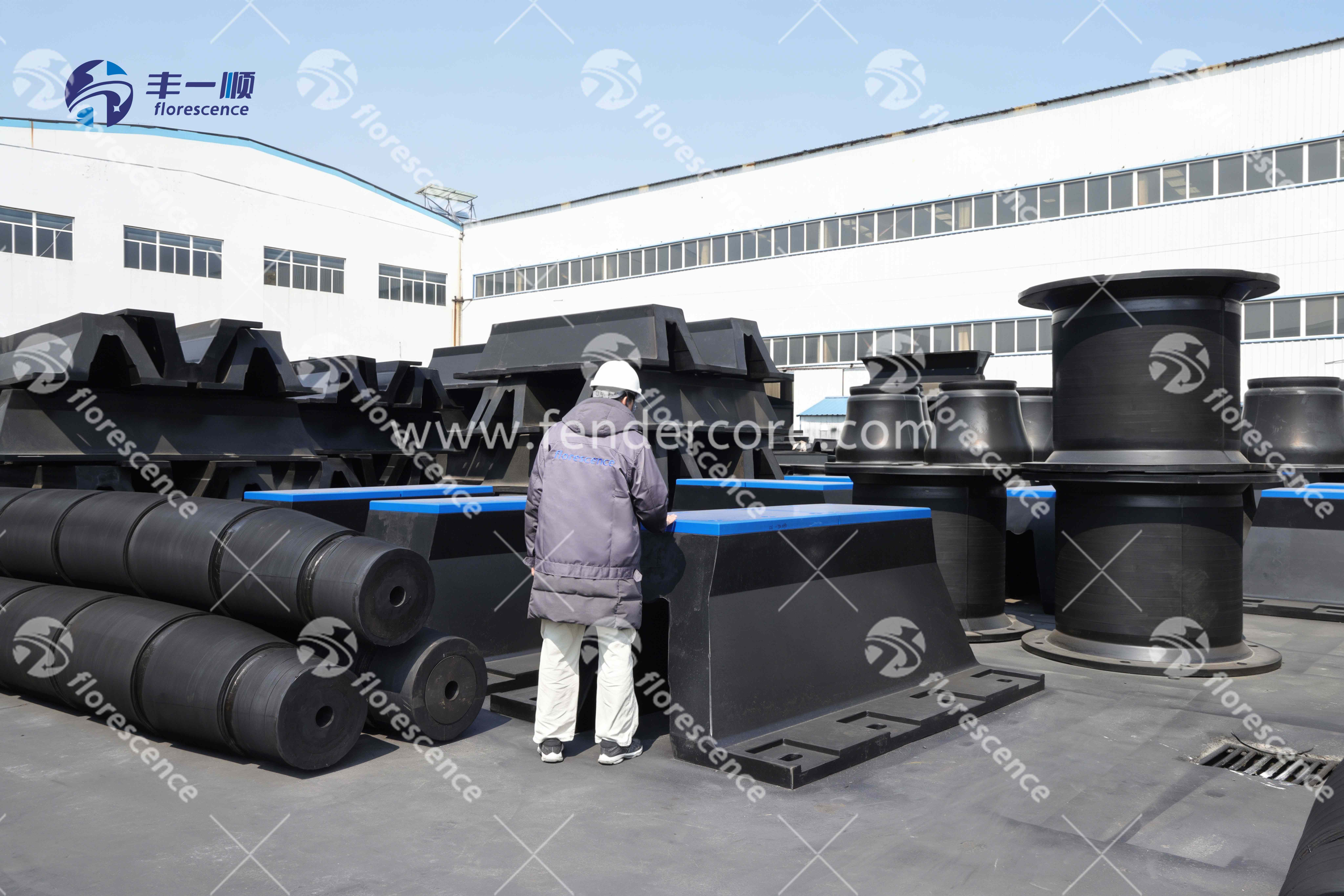 Florescence rubber fenders_