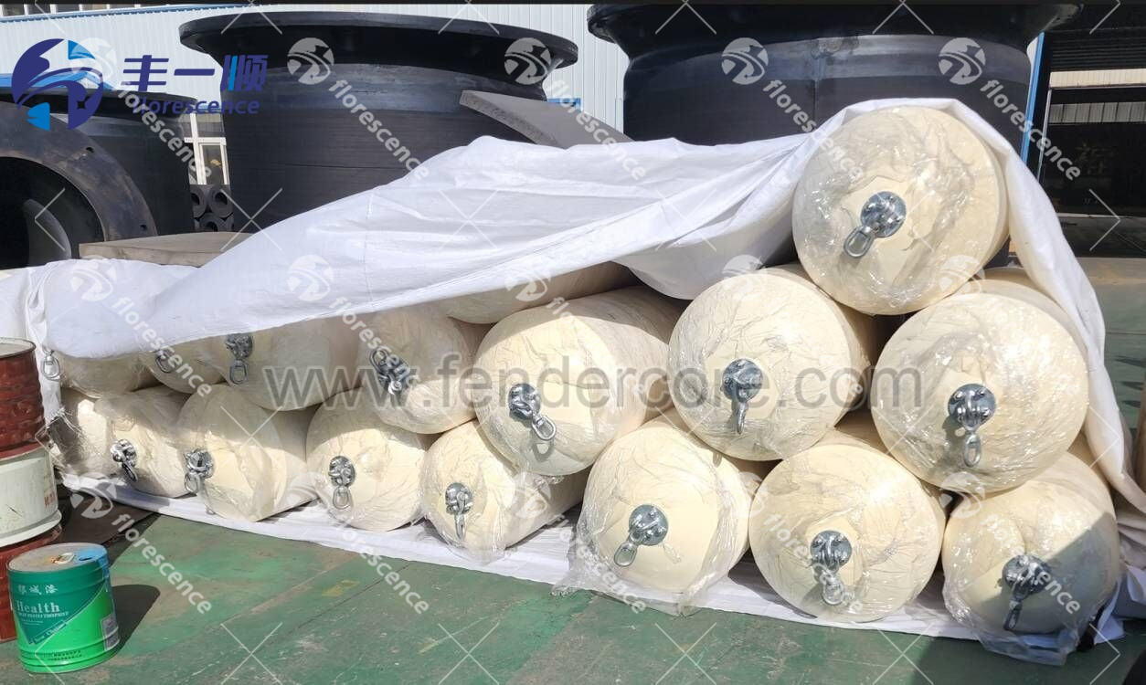 Florescence white foam fenders