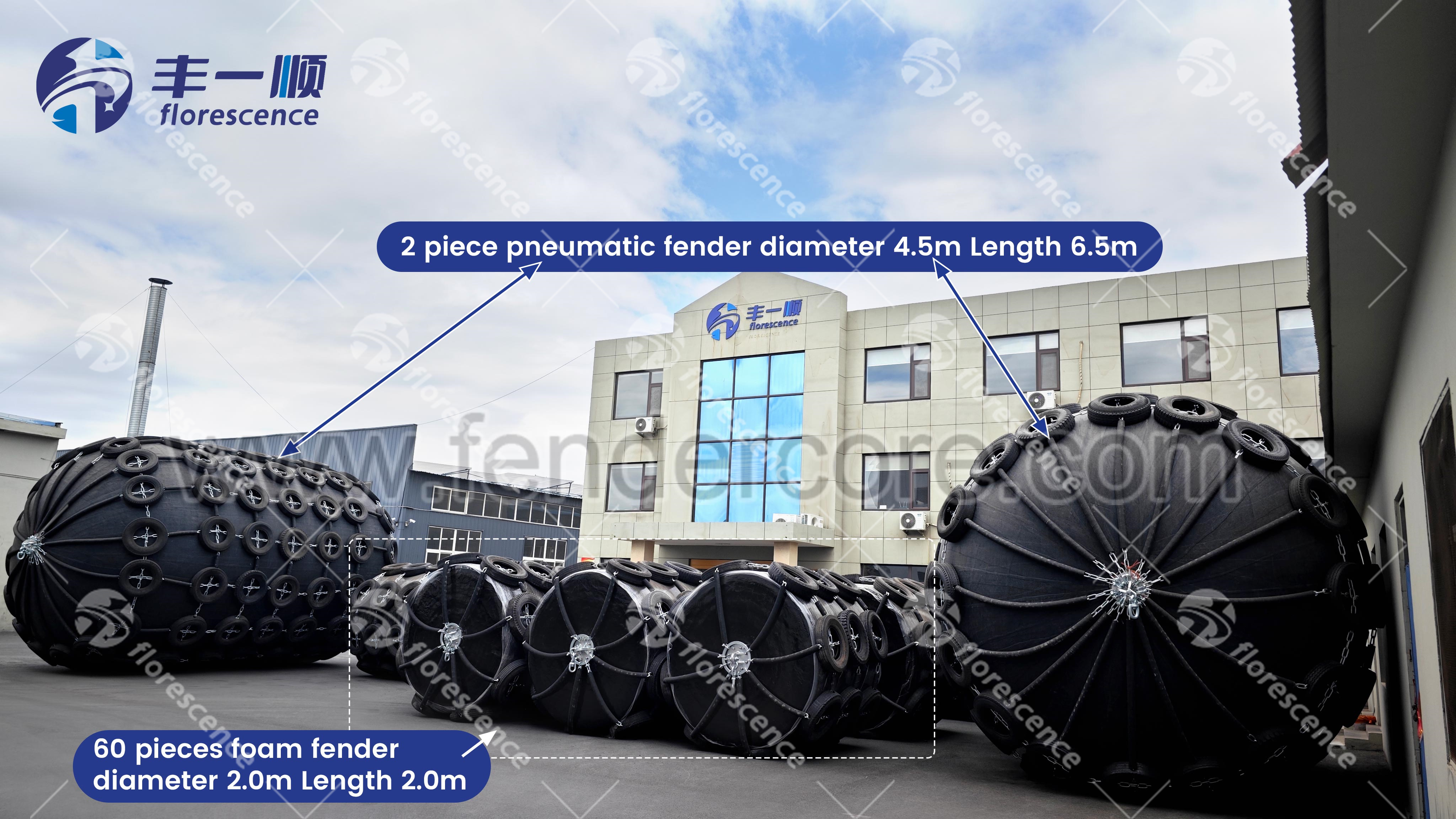 Pneumatic rubber fender
