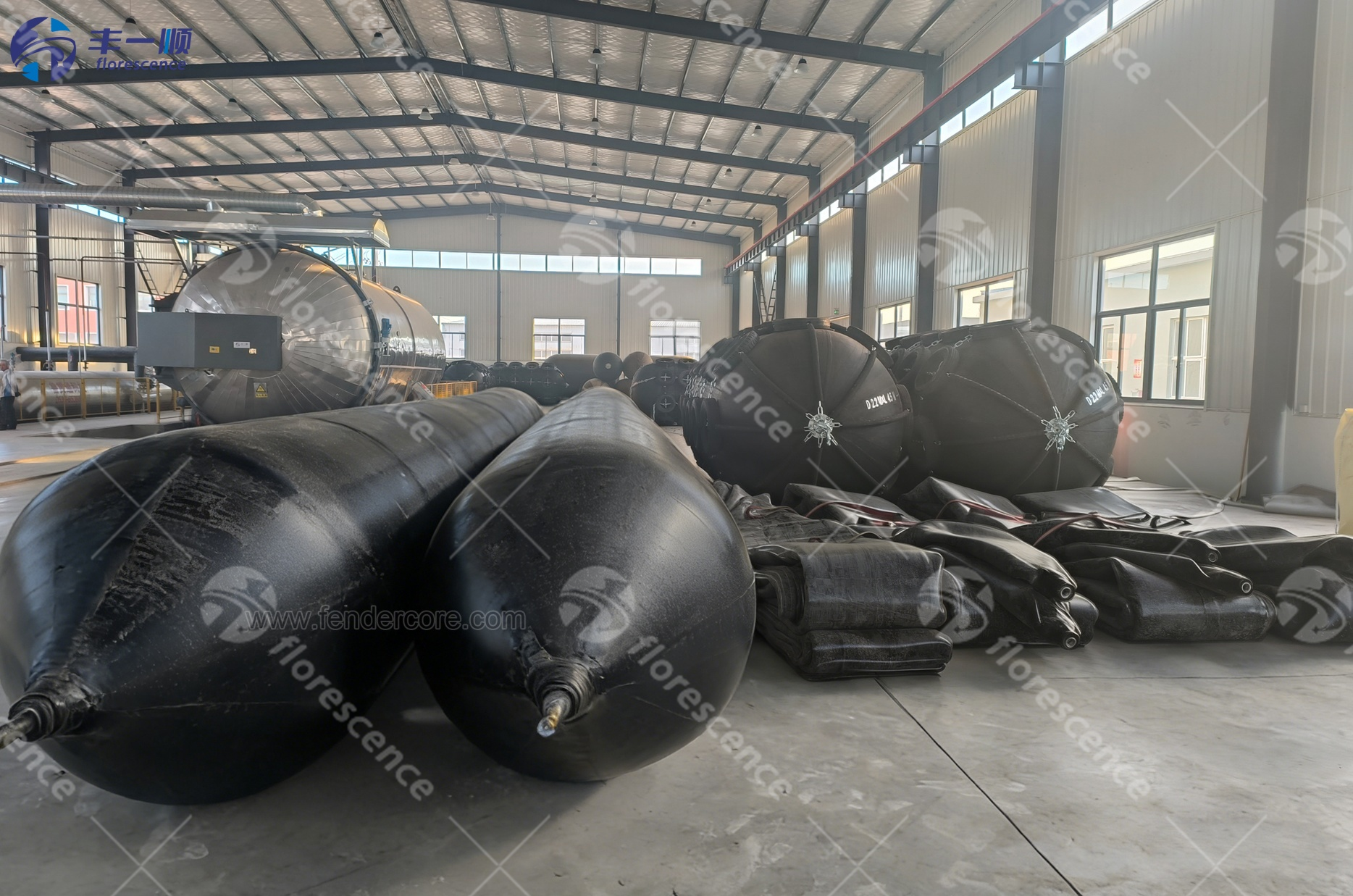Rubber airbag factory