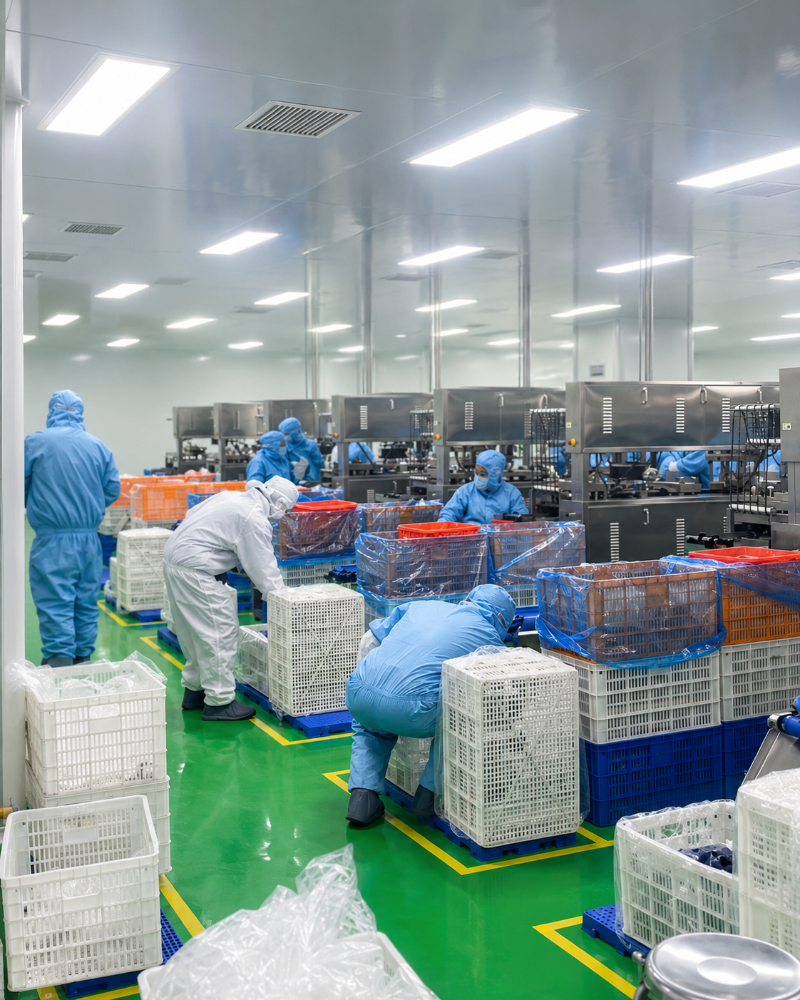 Freeze-dried fruit primary packaging workshop