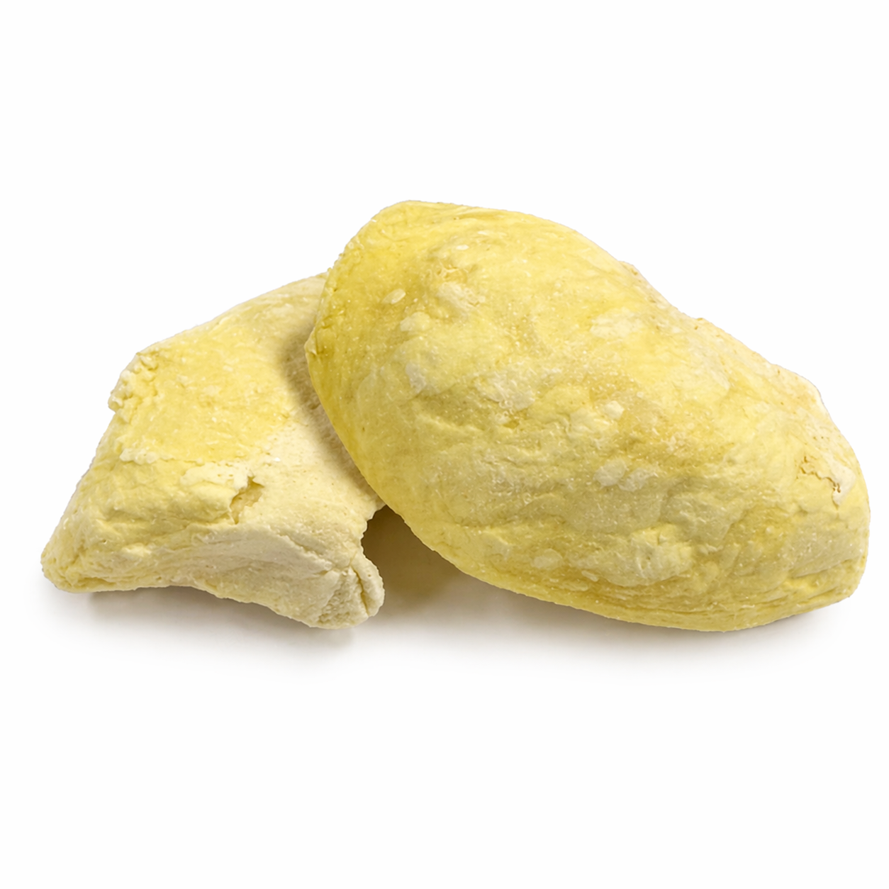 Freeze-dried Thai Monthong durian chunks graded S, M and L for bulk B2B supply
