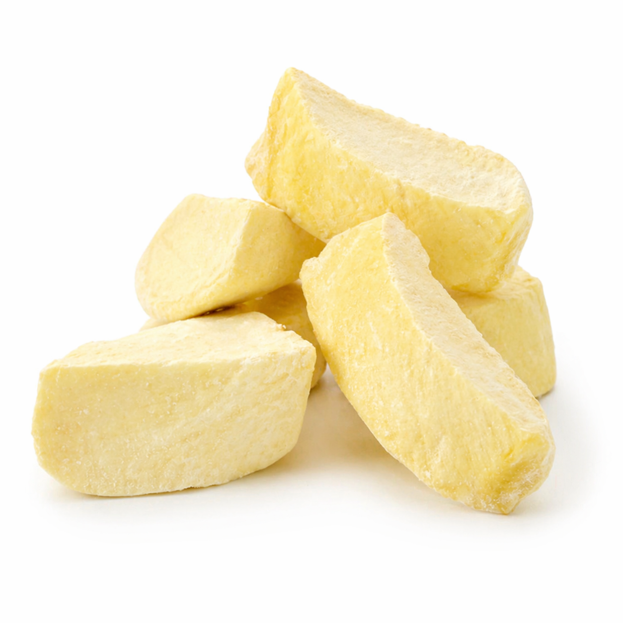 freeze-dried-durian-chunks-monthong-thailand-bulk-b2b-stack
