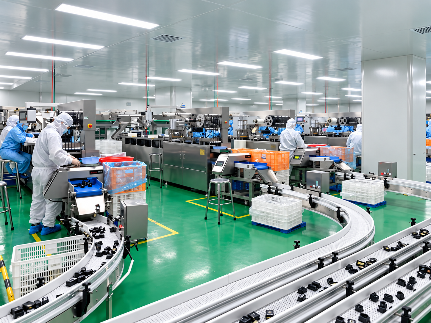 Freeze-dried fruit clean packaging workshop