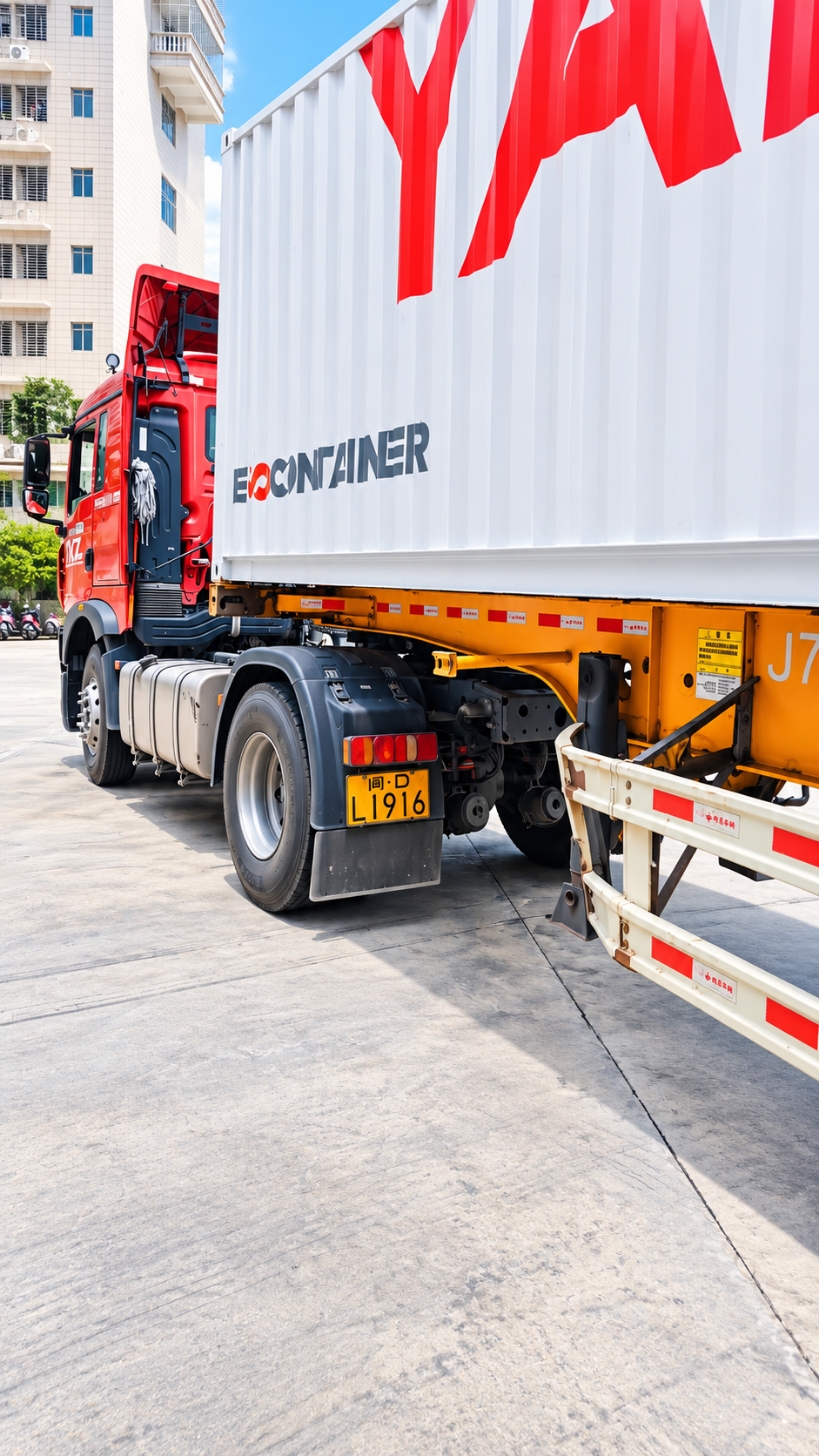 Container loading preparation for a freeze-dried fruit shipment