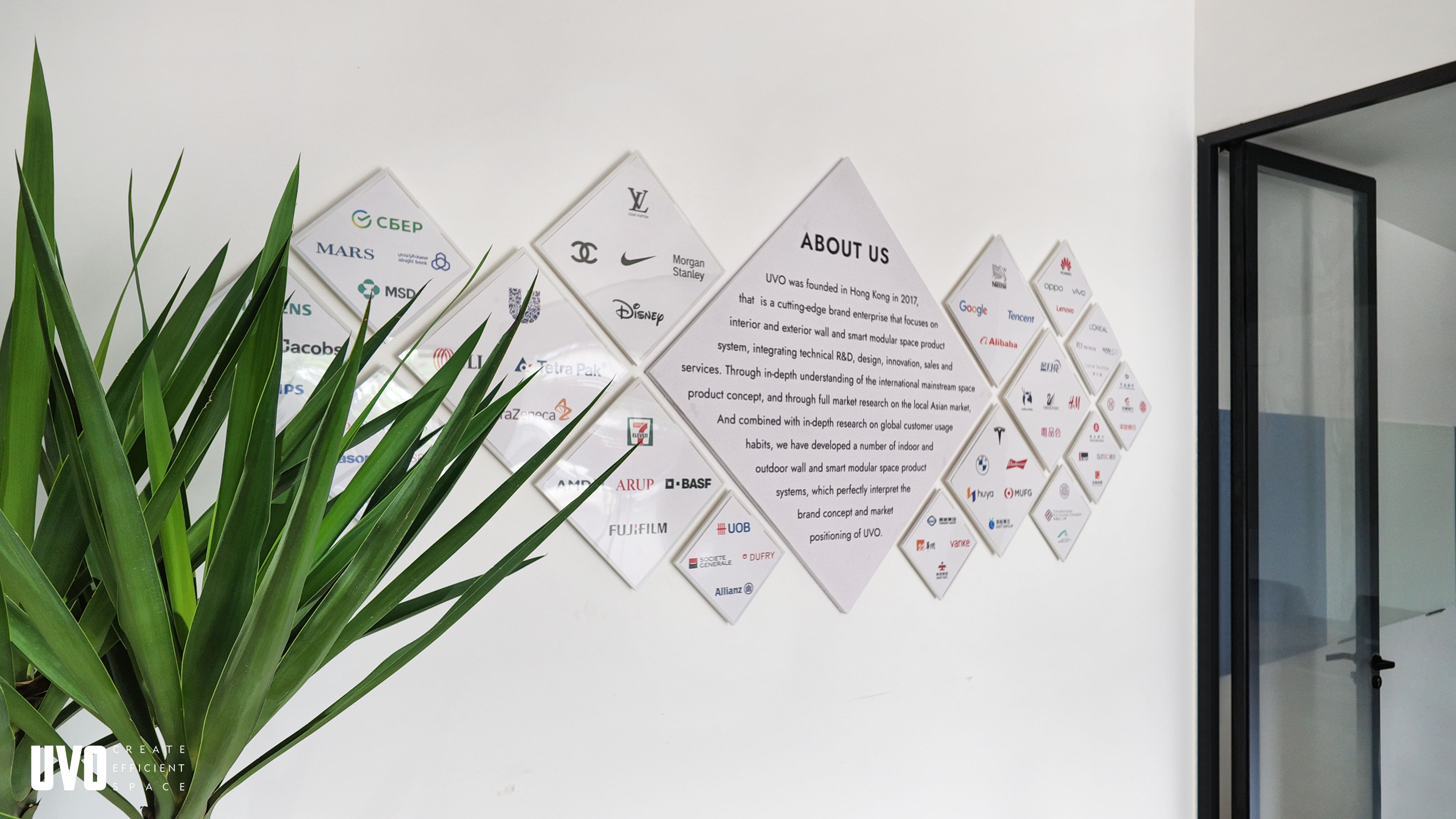 UVO industrial park - Brand wall