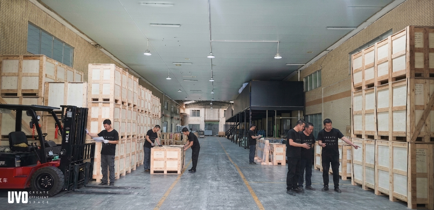 UVO industrial park - Finished Pods Storage Area