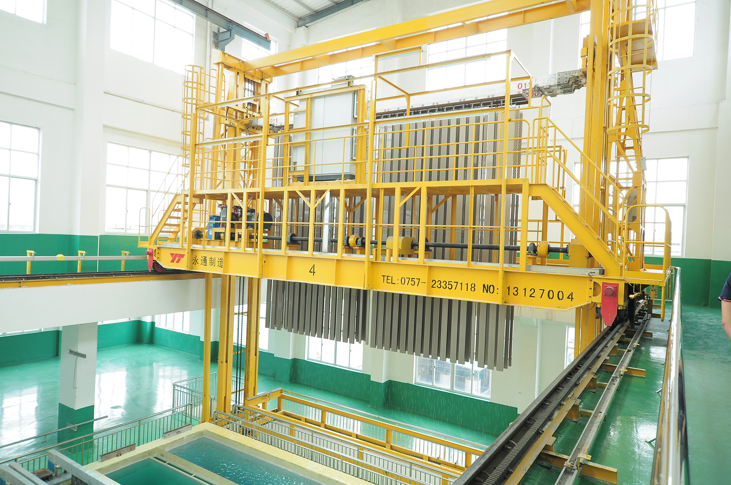 Automatic vertical oxidation