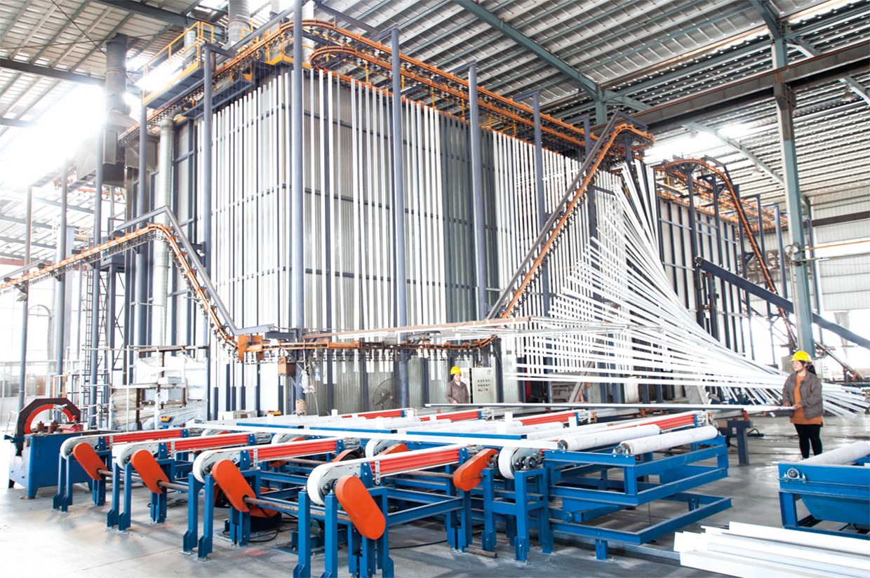 Powder coating workshop