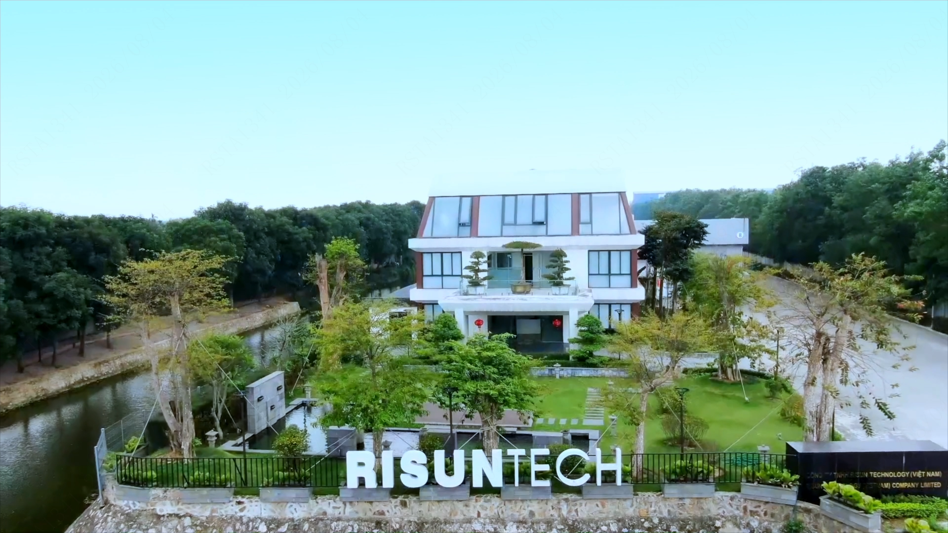 vietnam park green landscape risuntech factory