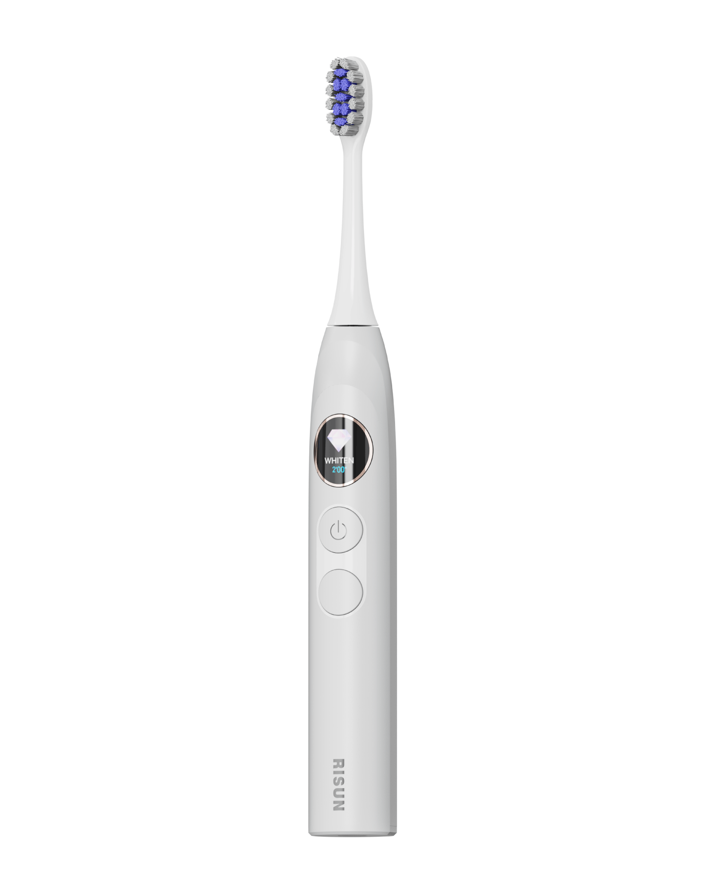 T2428 Smart LCD Sonic Electric Toothbrush with 5 Modes, 3-Color Pressure Sensor & Wireless Charging