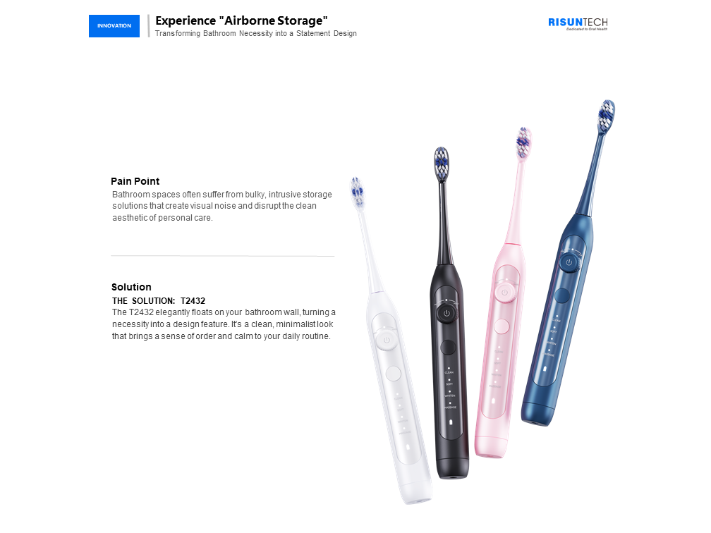 T2432 Gum Care Sonic Toothbrush with Soft Mode & 30-Second Interval Reminder