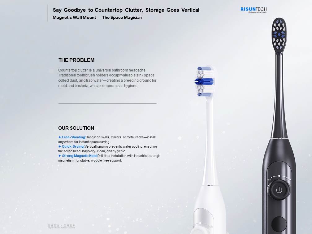 T2432 Quiet Sonic Electric Toothbrush with 60dB Low Noise & 2-Minute Smart Timer