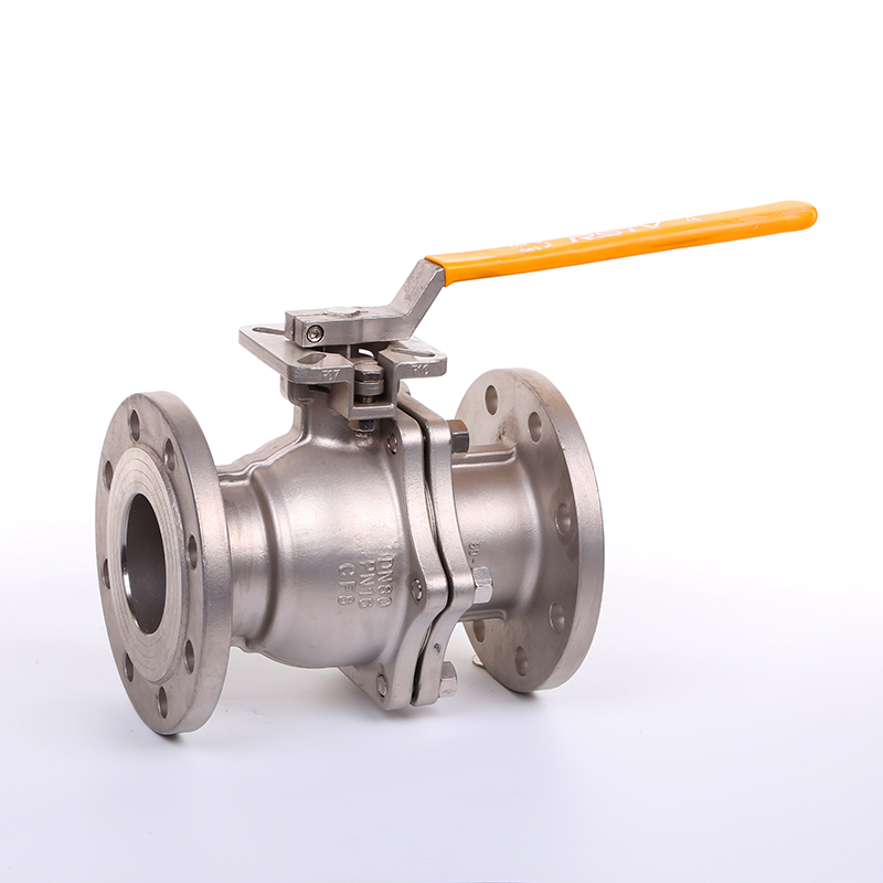 2PC Direct Mounting Pad Flanged Ball Valve