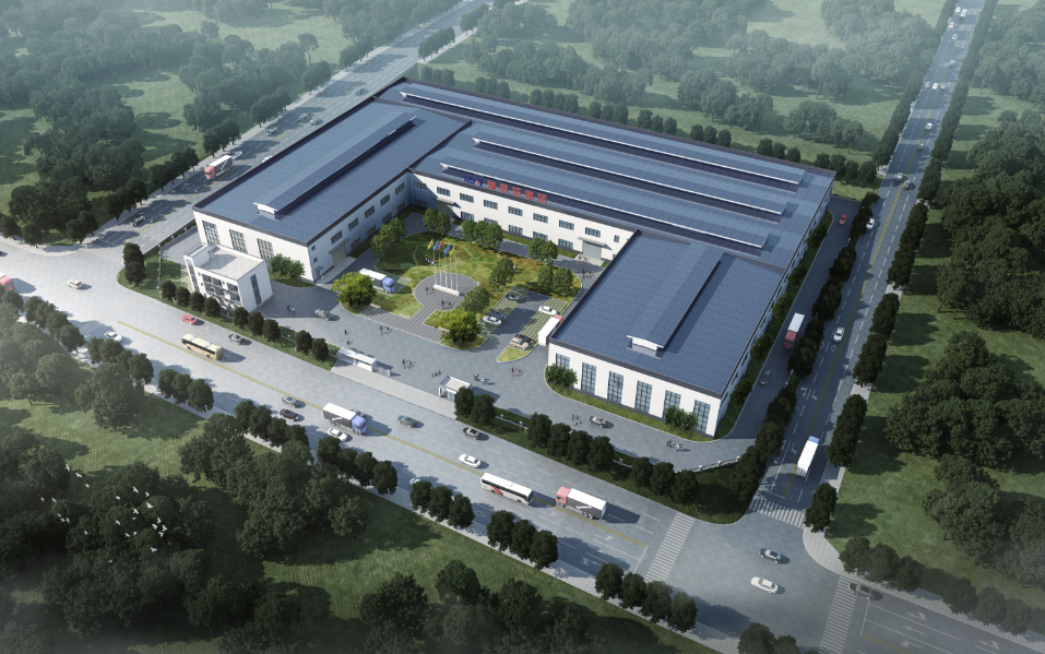 Aerial view of valve foundry