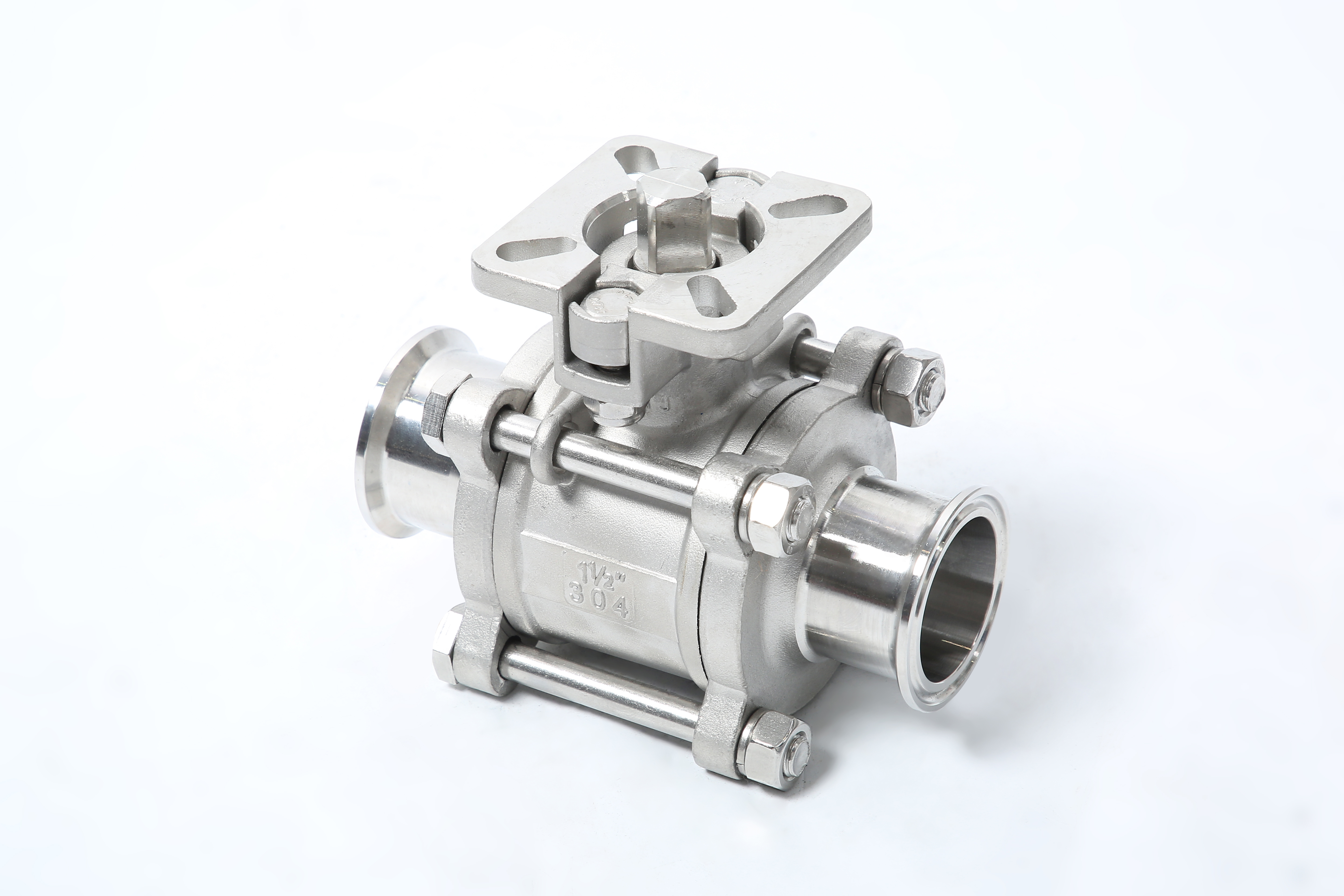 3 PC Clamp End Ball Valve